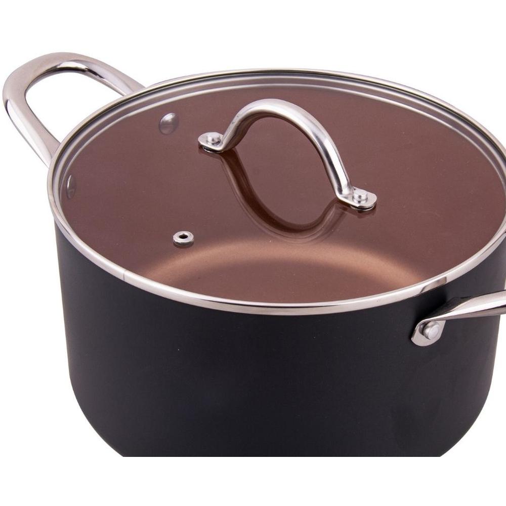 [723199] Faitout Antiadhésif Effet Cuivre Kasa 24cm