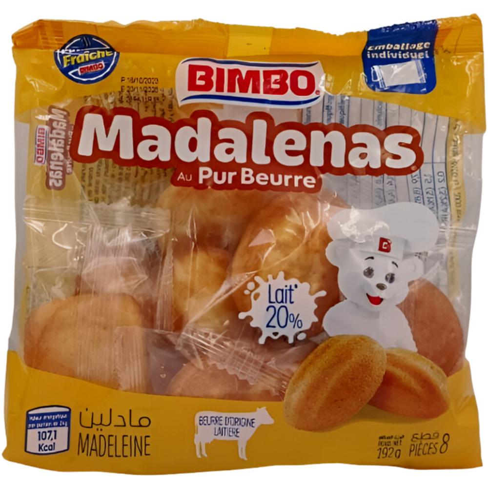 [631083] Madeleines Pur Beurre Bimbo 192g