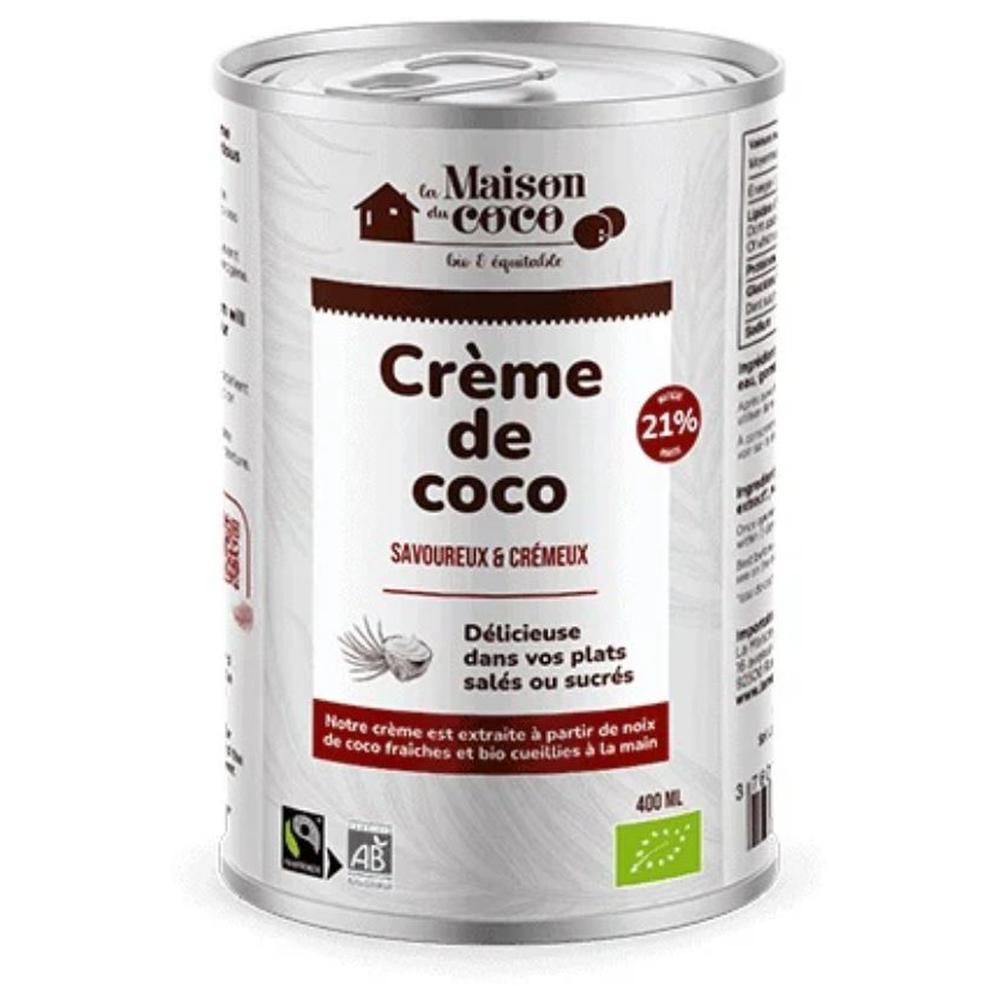 Crème de Coco 21% de Matière Grasse Maison du Coco 400ml