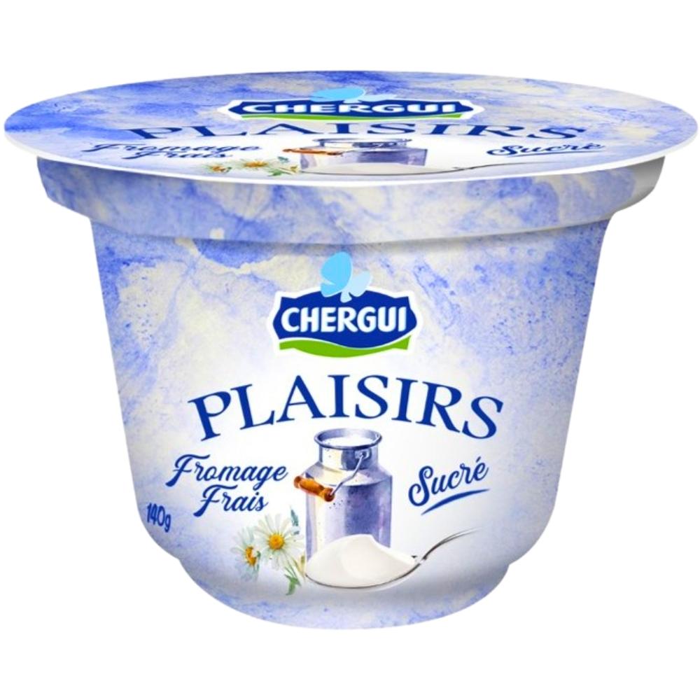 [731632] Fromage Frais Nature Sucré Plaisirs Chergui 140g