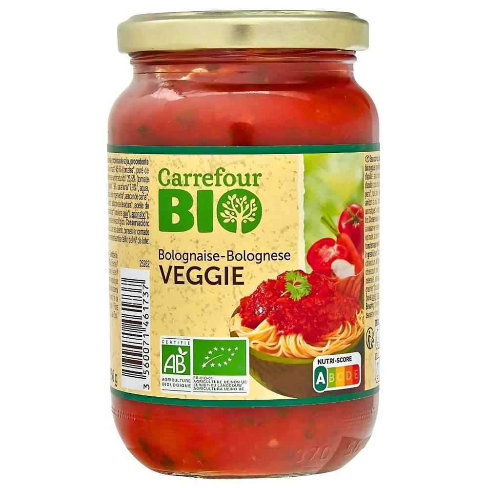 [731935] Sauce Bolognaise Veggie Bio Carrefour 350 g