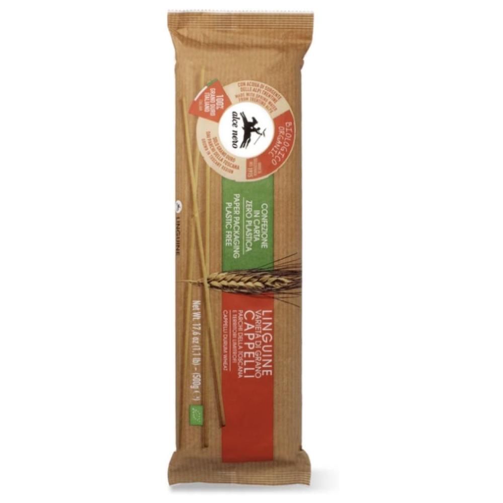[731179] Linguine Capelli au Blé Dur Alce Nero 500g