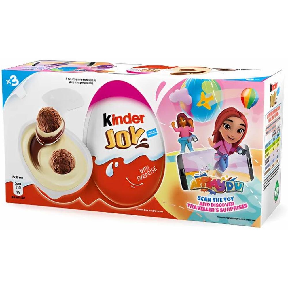 [726023] Œuf Girl Kinder Joy 3 unités 20g