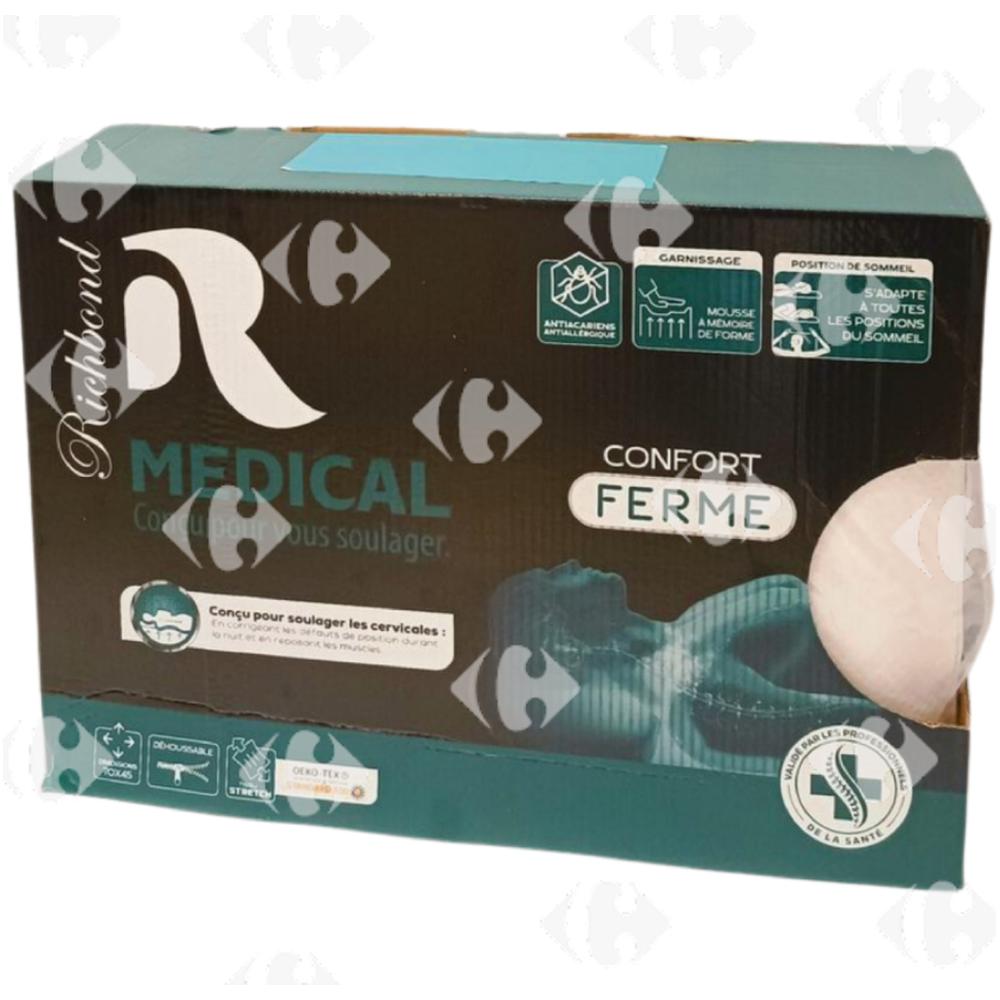 Oreiller Medical Ferme Richbond 70x45cm.