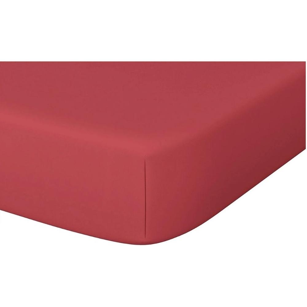 Drap Housse Percal Framboise Tex Home 180x200 cm