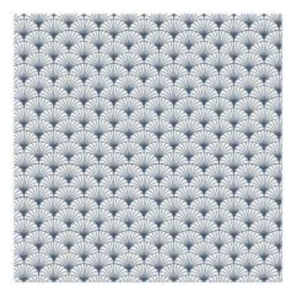 [635302] Serviette en Papier Eventail Bleu 33x33cm