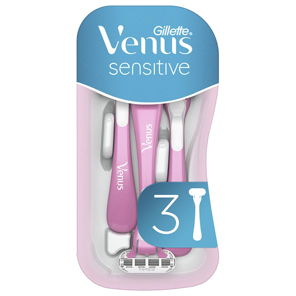 [664940] Rasoir Jetable Sensitive 3 lames Venus 3 unités