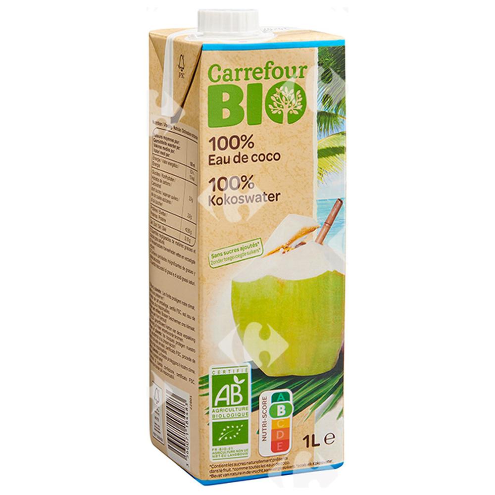[638021] Eau de Coco Carrefour Bio 1L