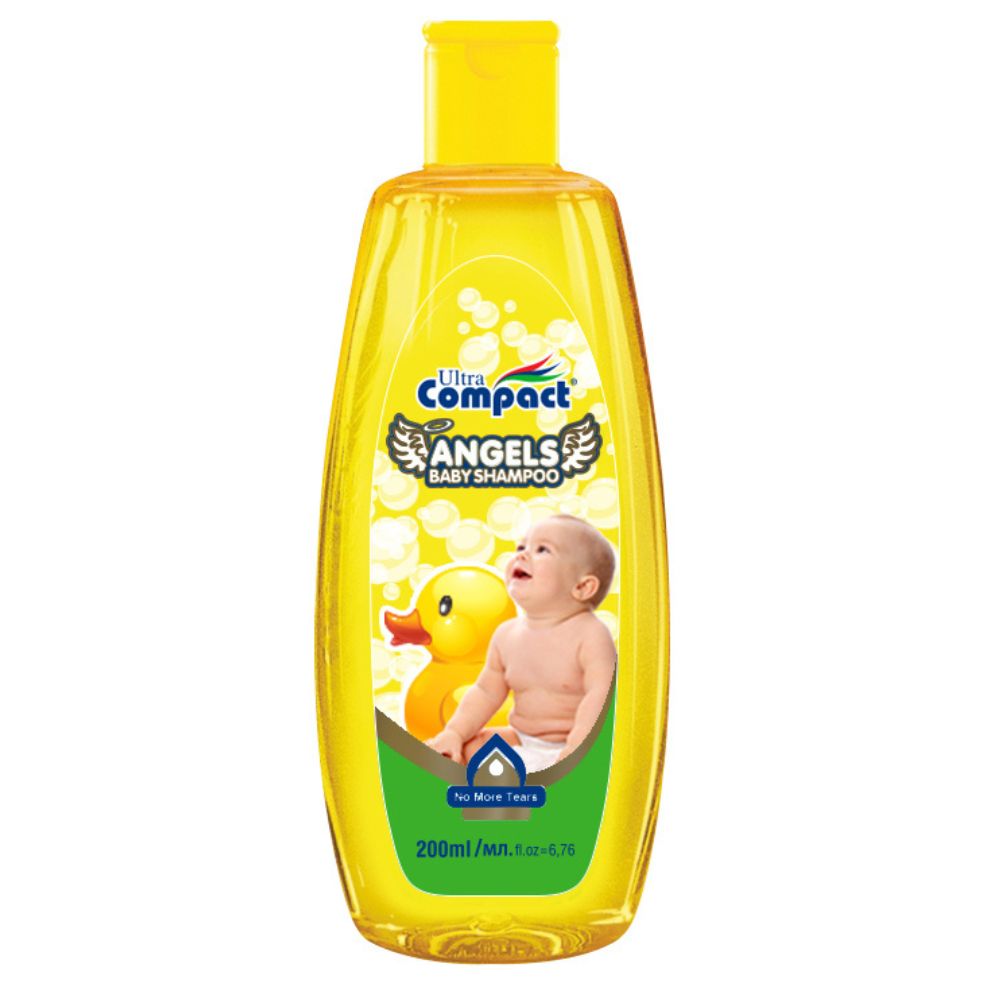 Shampooing Bébé sans Larmes Ultra Compact Angels Baby Shampoo 200 ml