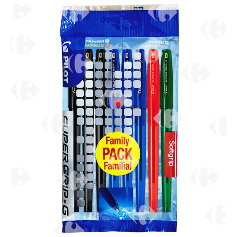 Pack Stylo Familial Supergrip G Pilot 8 unités