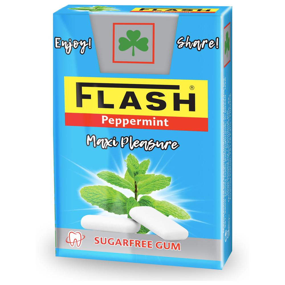 Chewing-Gum Peppermint Flip-Top Flash 25g