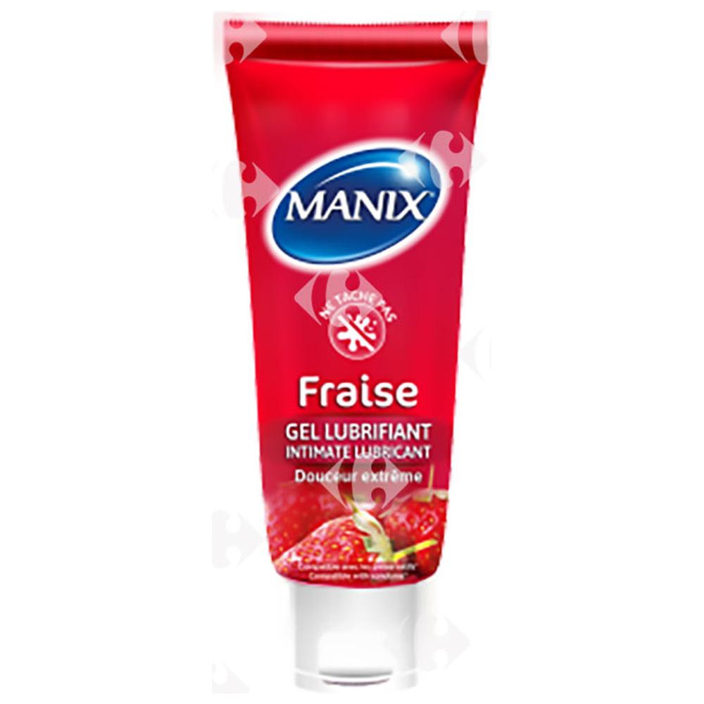 Gel lubrifiant Douceur Fraise Manix 80ml