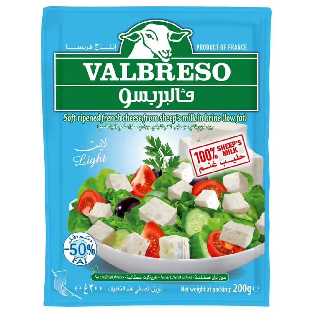 Fromage Feta Light Valbreso 200g