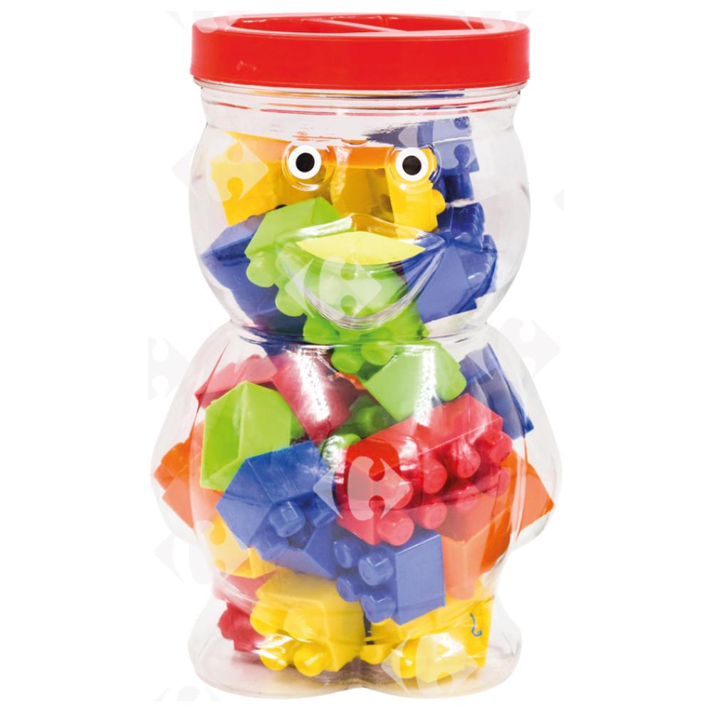 Jeu de Blocs en Boite ou bois Animals la marque