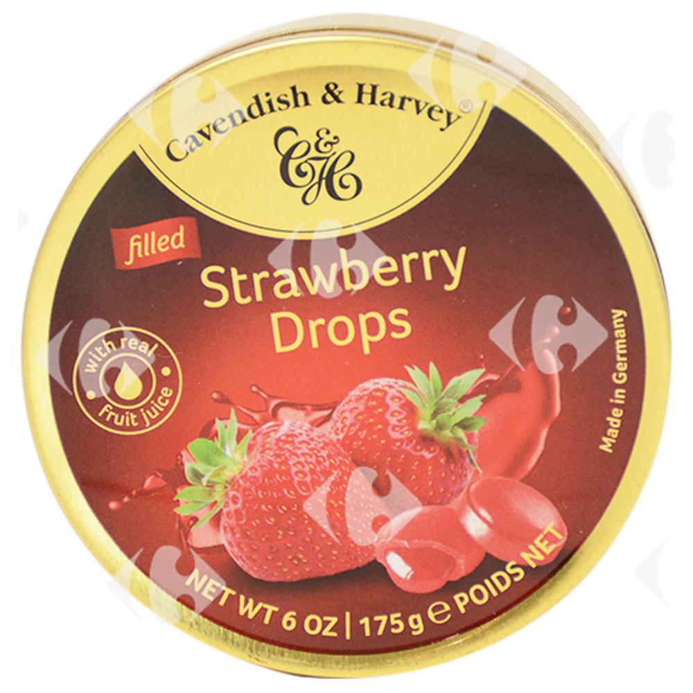 Bonbons Strawberry Drops Cavendish & Harvey 200g