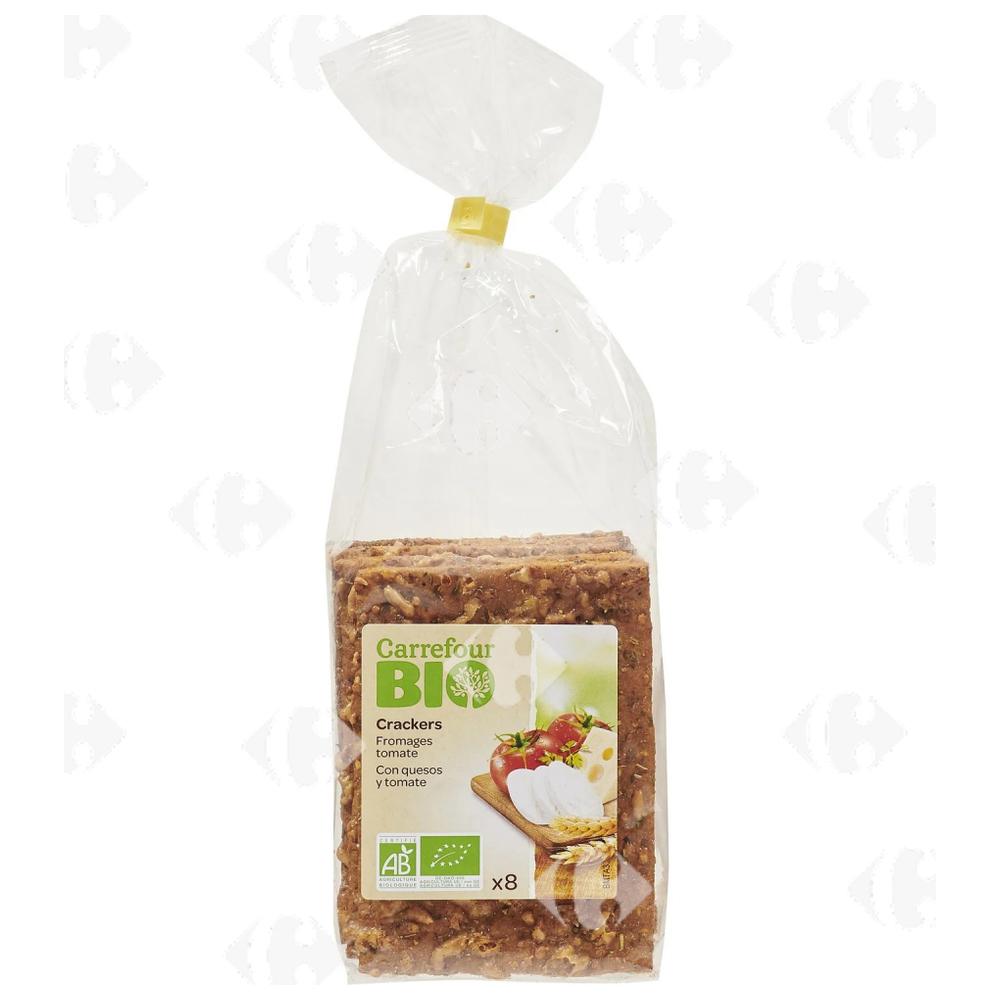 Crackers Bio Fromage Tomate Carrefour Bio 200g