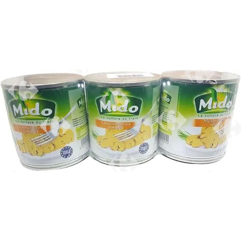 Champignons Coupés Mido 3x200g
