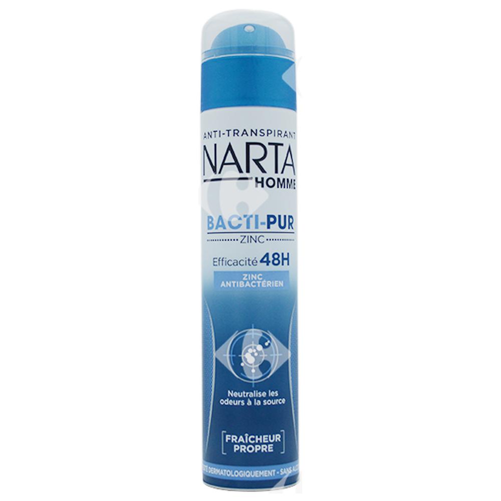 [408642] Atomiseur Anti-transpirant Bacti-Pur Efficacite Narta 48H 200ml