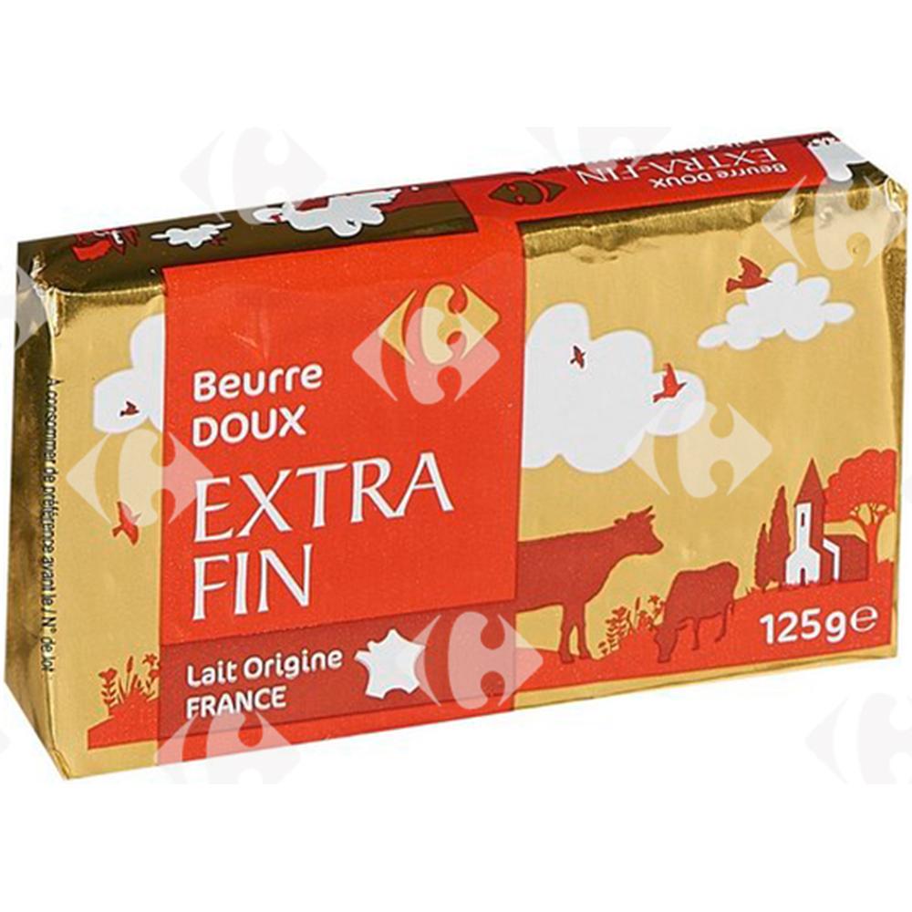Beurre Doux Carrefour 125g