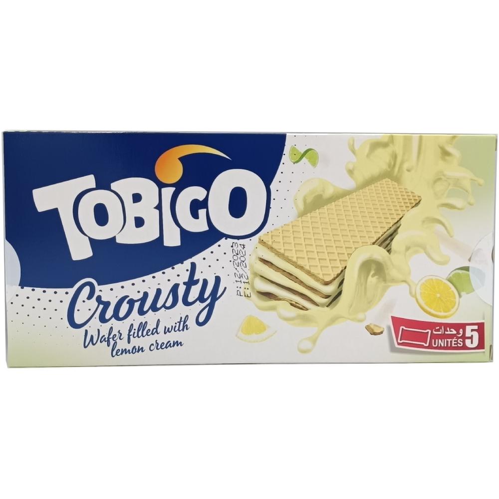 [682611] Pack Gaufrettes au Citron Tobigo Crousty 5 Pièces 45g