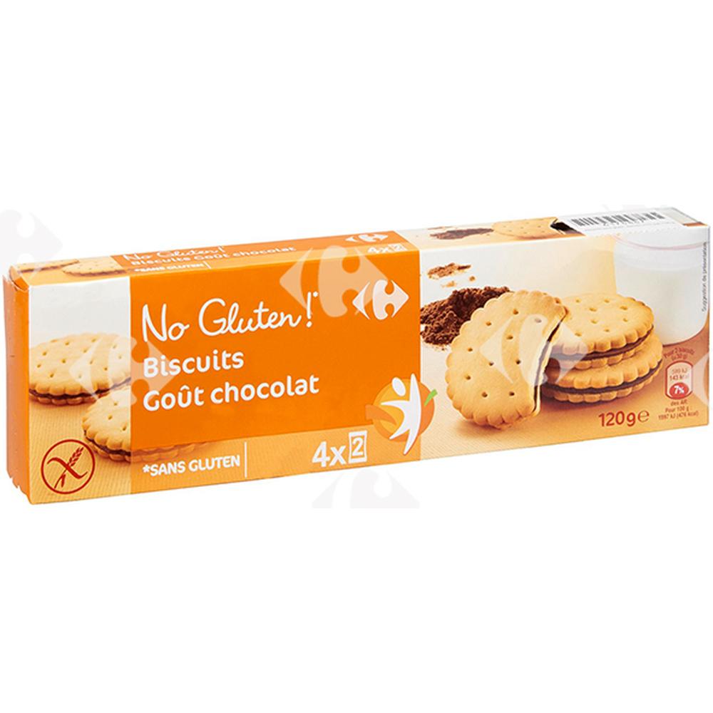 Biscuits Chocolat Sans Gluten Carrefour 120g