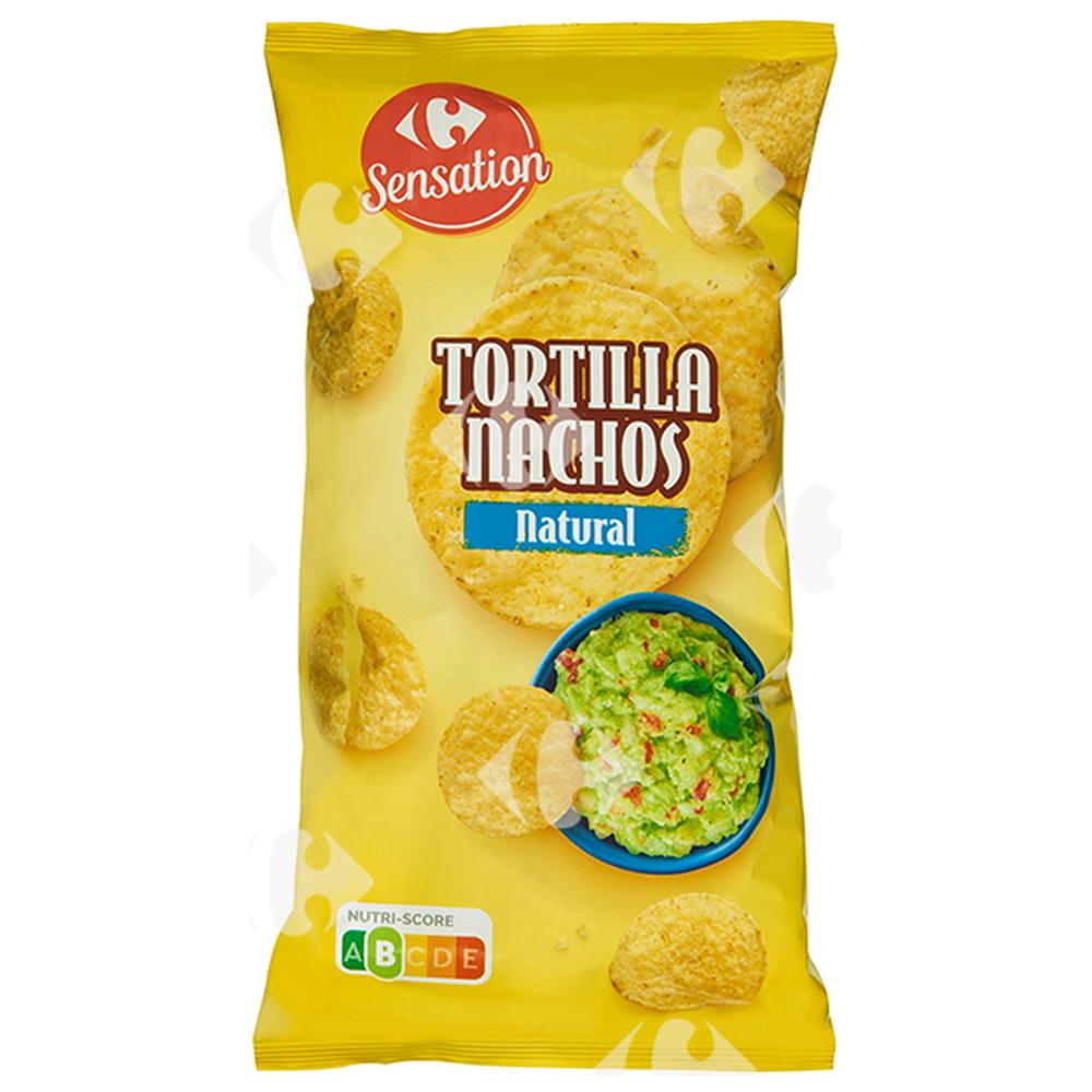[564687] Chips Tortillas Nachos Nature Carrefour 200g
