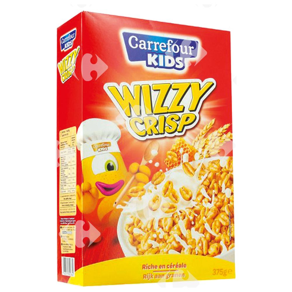 Céréales Croustillant Wizzy Crisp Carrefour Kids 375g