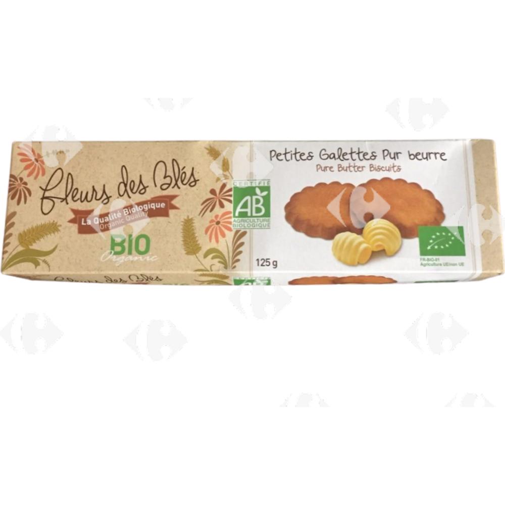 Petites Galettes Beurre Bio Fleurs des Blés 125g