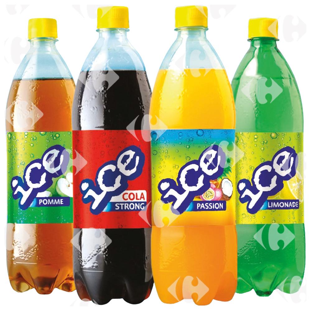 Pack Boissons Gazeuses Ice 1L 4 unités