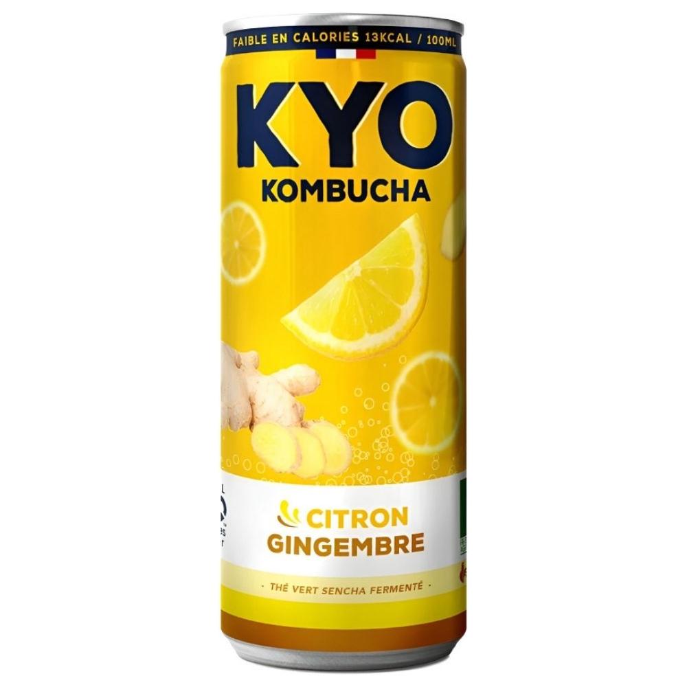 [720902] Kombucha Citron Gingembre Kyo Canette 330 ML