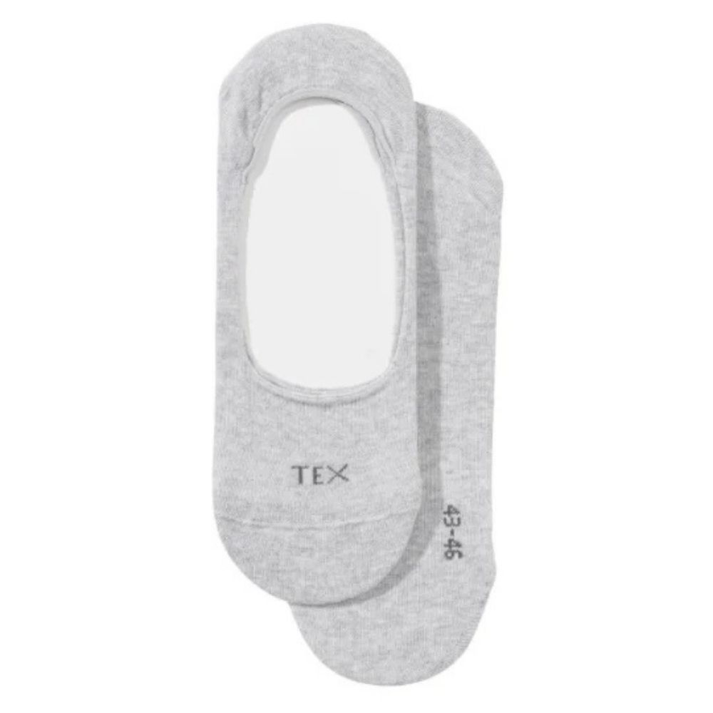 Chaussettes Invisibles Sport Homme Gris Chiné