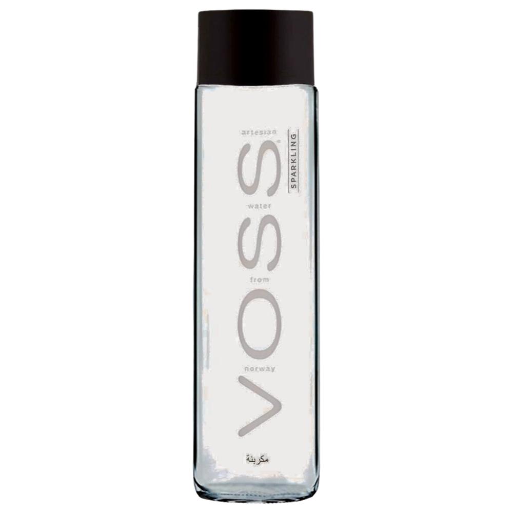 Eau Gazeuse Norvégienne Voss 37,5cl Verre.