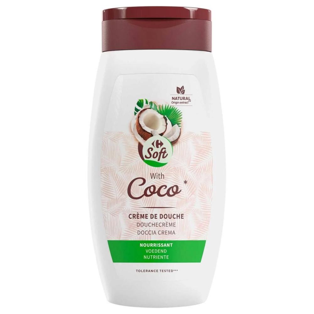 Crème de Douche au Lait de Coco Carrefour 250ml