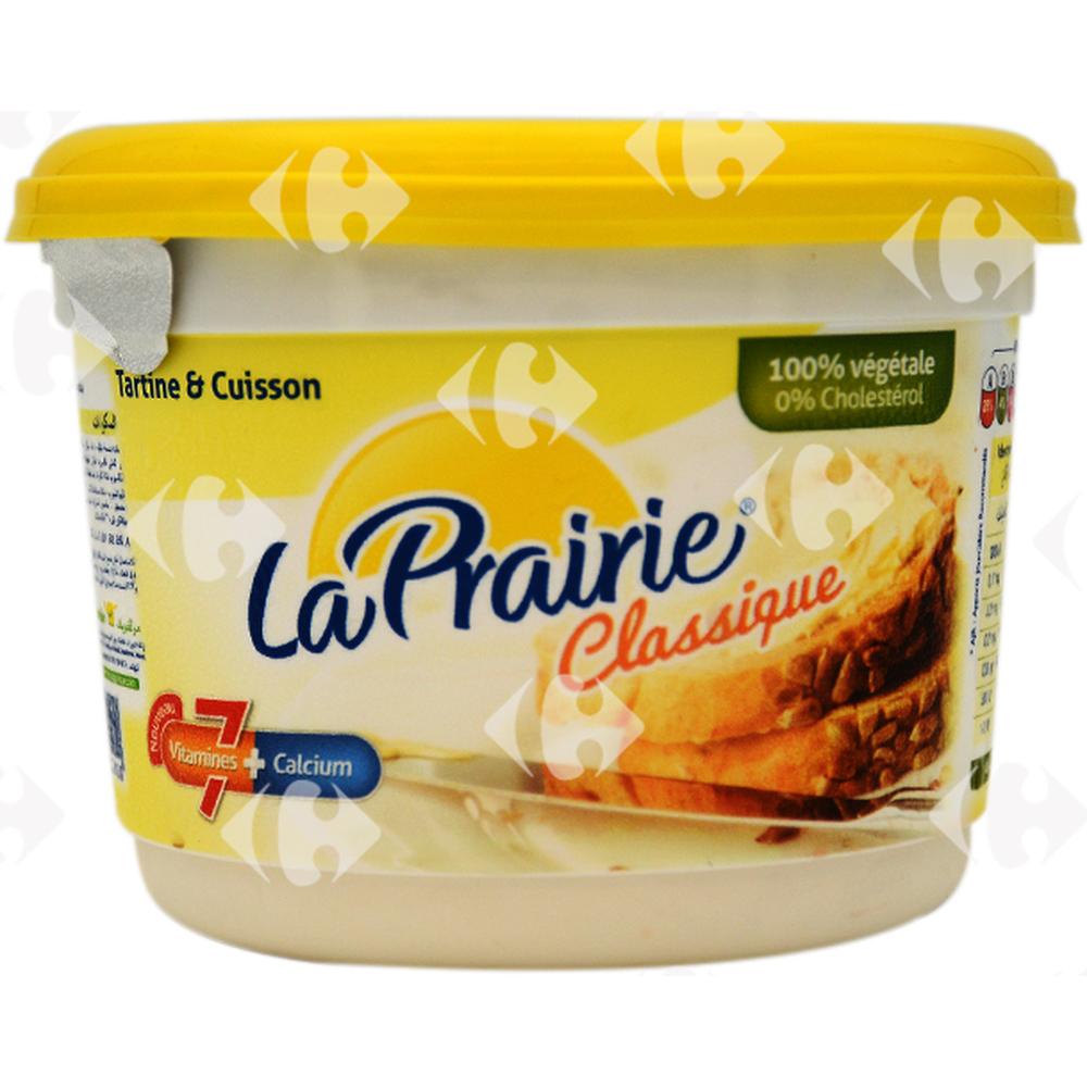 [5386] Margarine Barquette Ronde La Prairie Classique 500g