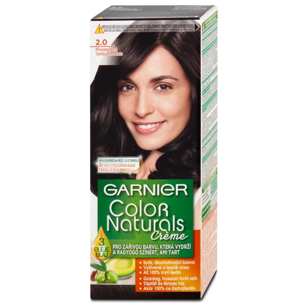 [357455] Coloration Crème Noir Brillant 2 Color Naturals Garnier.