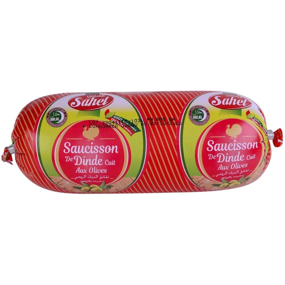 Saucisson aux Olives Sahel 600g.