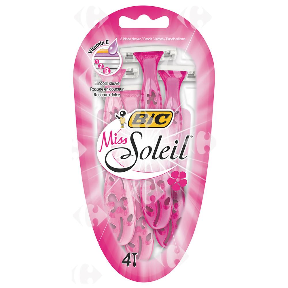 [620552] Rasoirs Jetables Miss Soleil Bic 4 unités