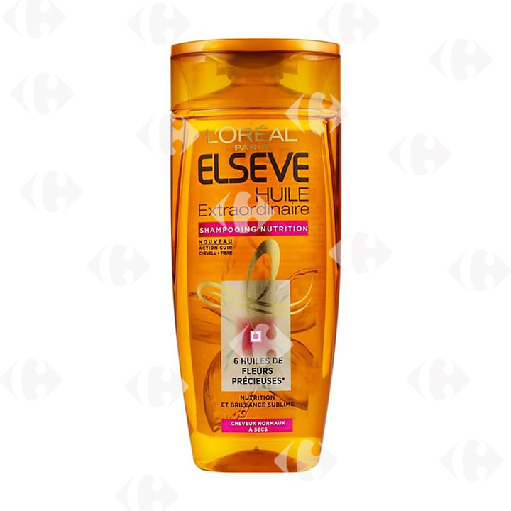 Shampooing Huile Extraordinaire Cheveux Normaux Très Sec l'Oréal Elsève 400ml