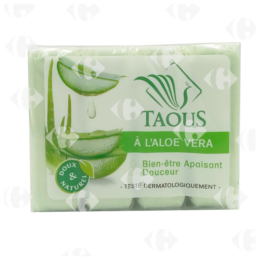 [686868] Savon Dur Aloe Vera Taous 4x125g