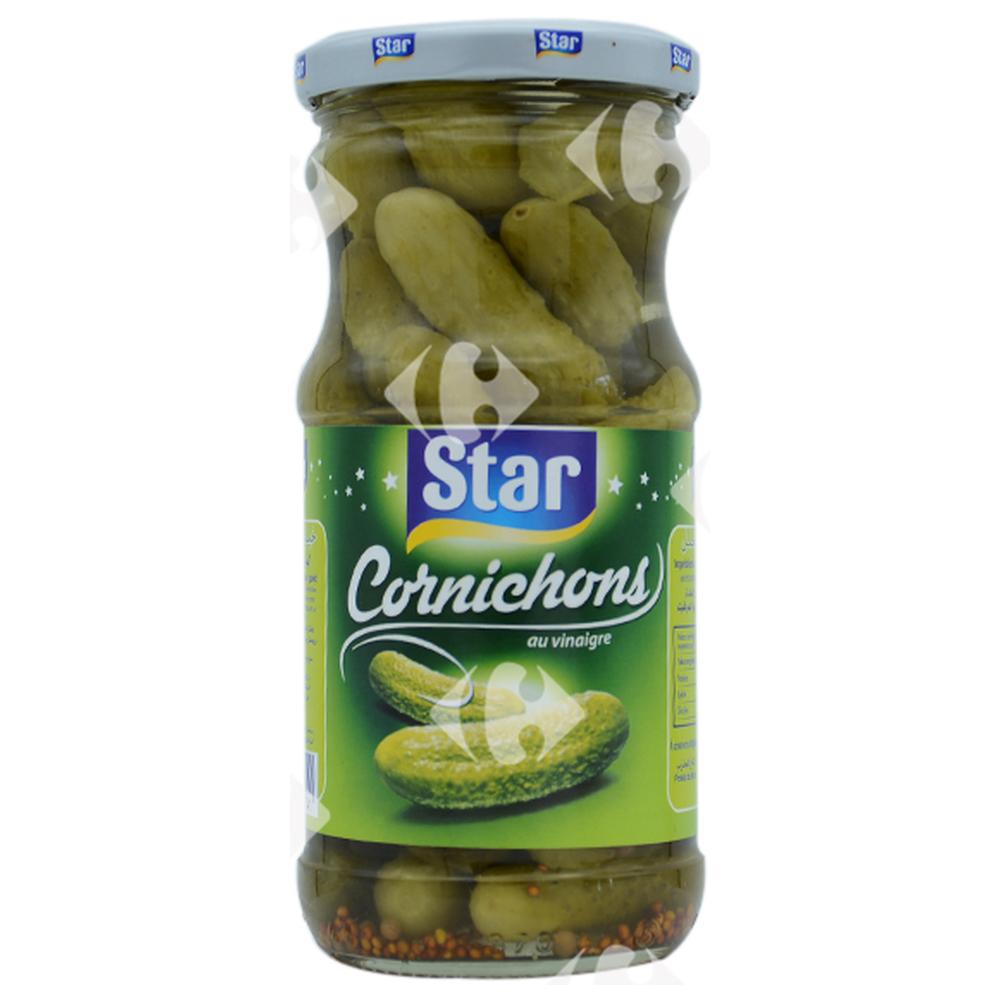 Bocal de Cornichons au Vinaigre Star 37cl