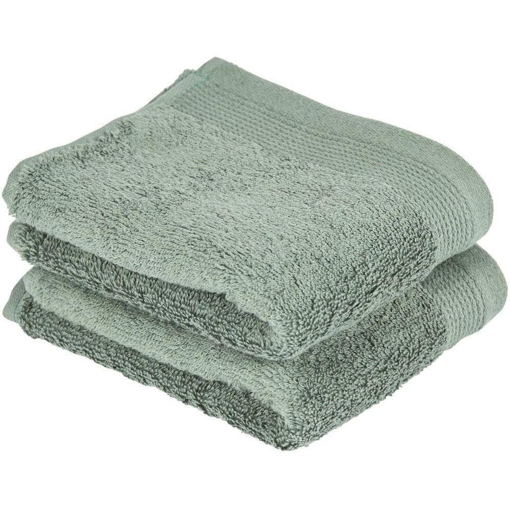 [693783] Serviette Bio Kaki Tex Home 30x50 cm 2 pièces