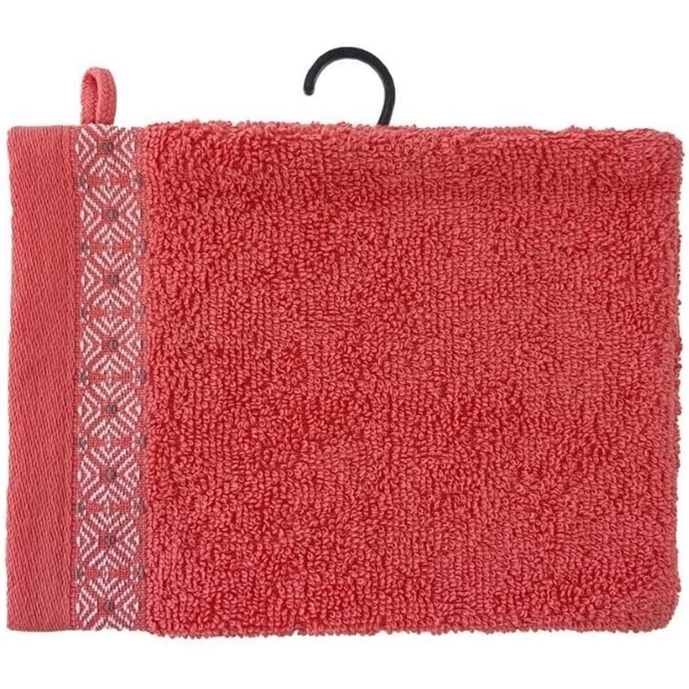 Gant de Toilette Corail Clair Tex Home 15x21 cm