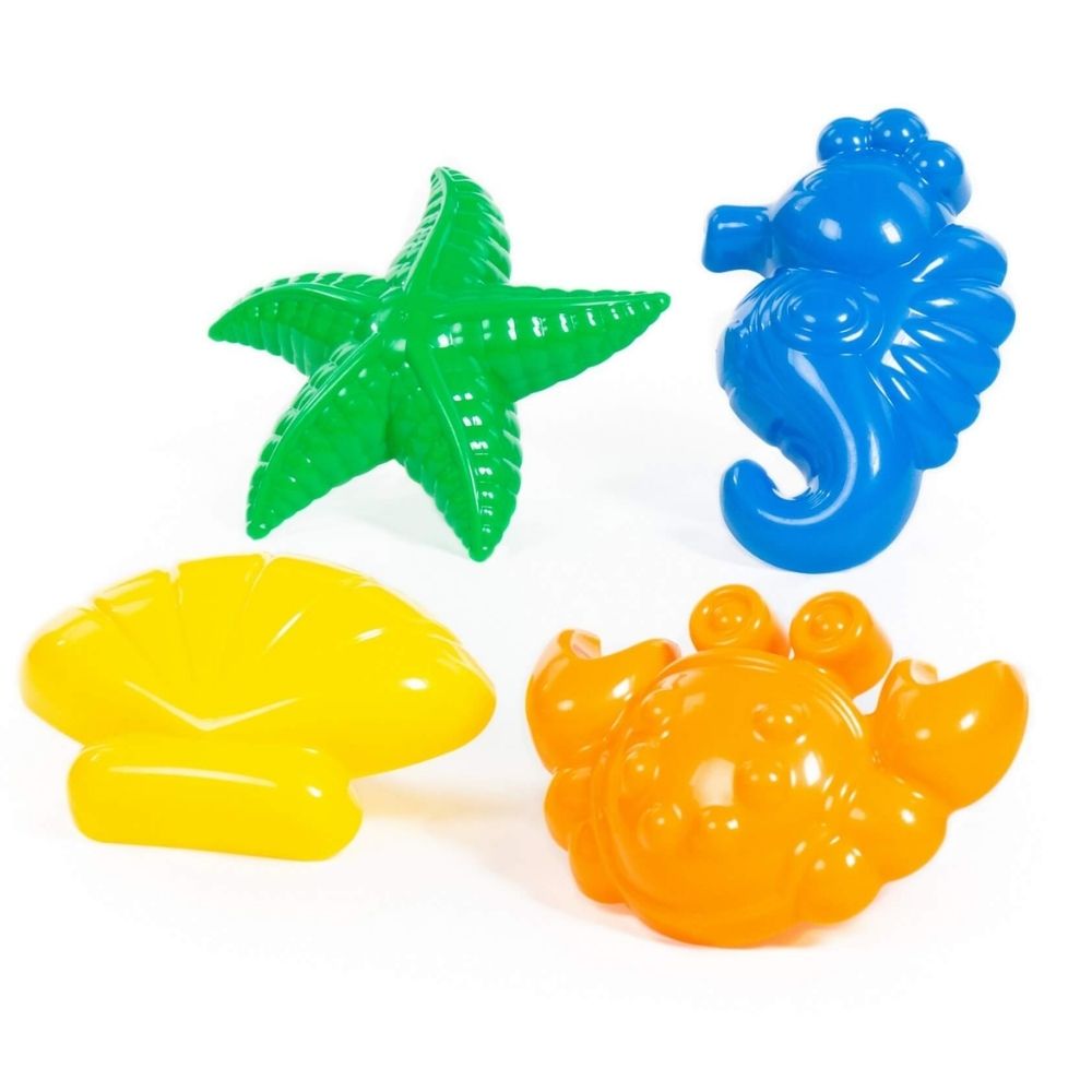 [675024] Moule de Sable Sea Sand Shapes 4 pièces