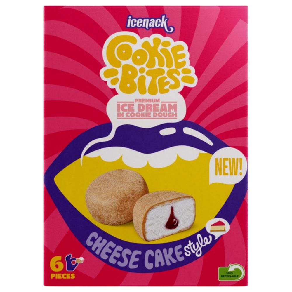 Bites Cheesecake Icenack 240g 6 pièces.