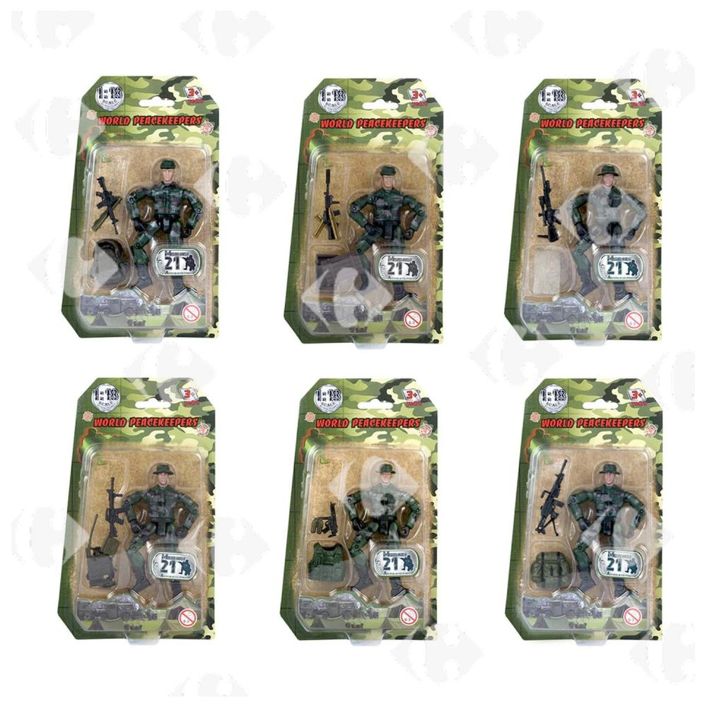 Pack de Six Figurines Militaires 6 unités