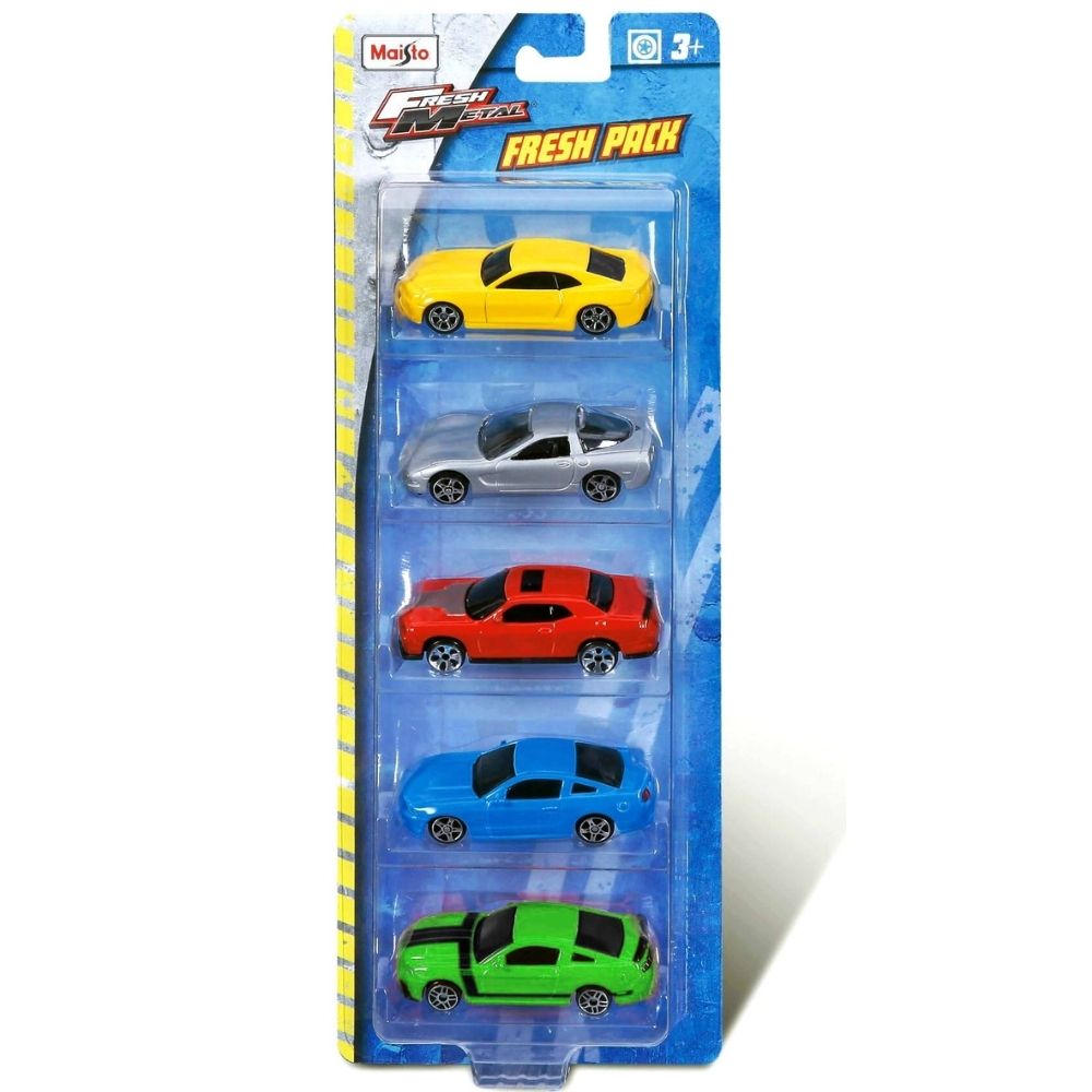 Jeux Voitures Fresh Métal 5 pièces