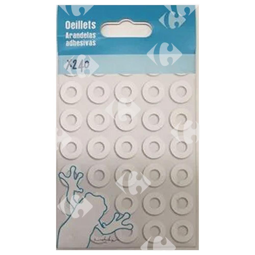 Pochette des Oeillets Plastiques Carrefour 240 unités