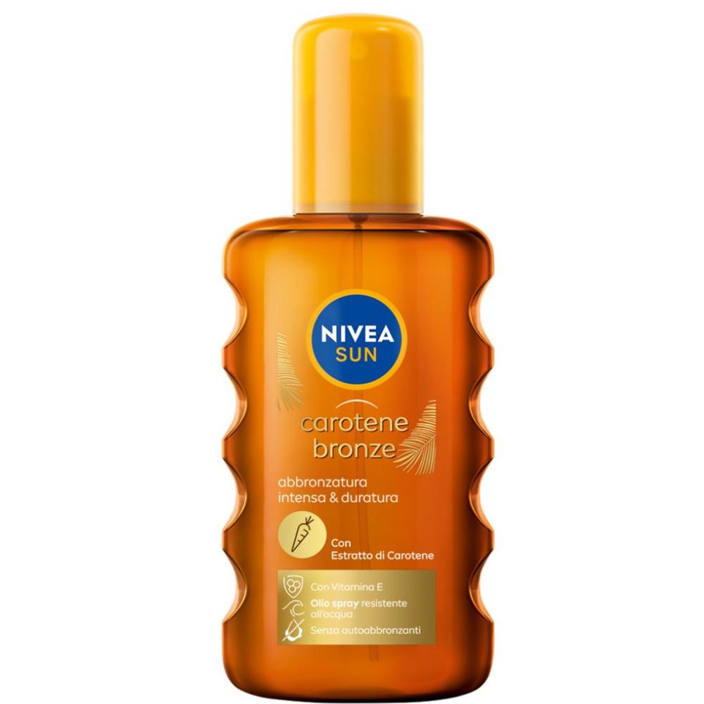 Huile bronzante Sun Carotène Nivea Sun 200ml.