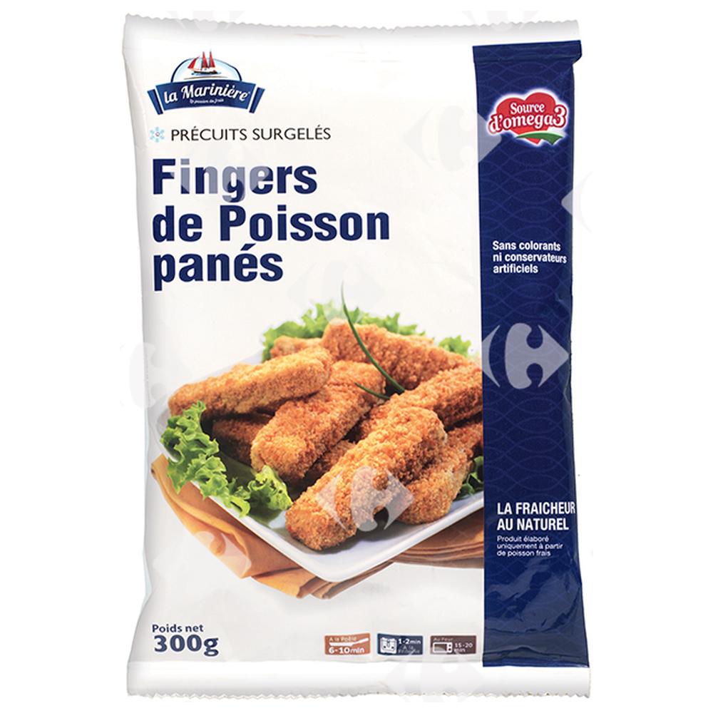 Fingers de Poisson Panés Nature La Marinière 300g.
