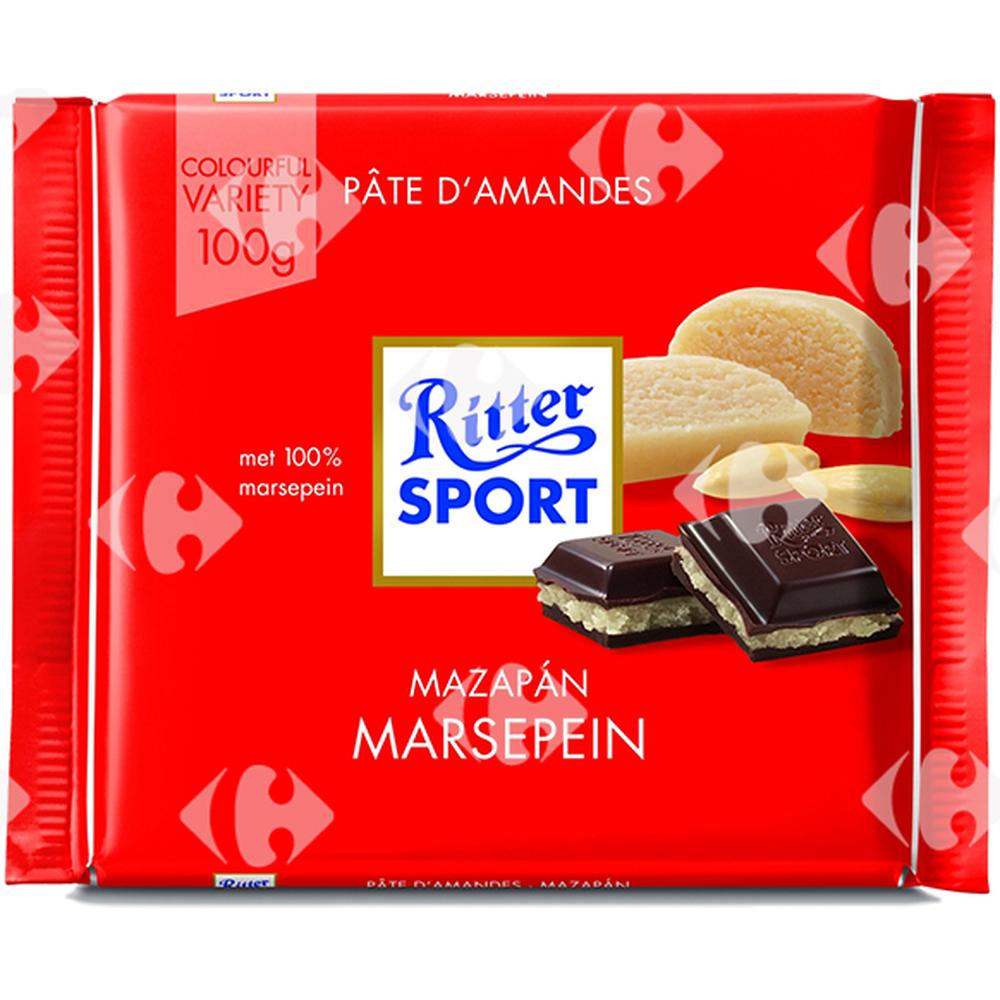 Tablette de Chocolat Pâte d'Amandes Ritter Sport 100g
